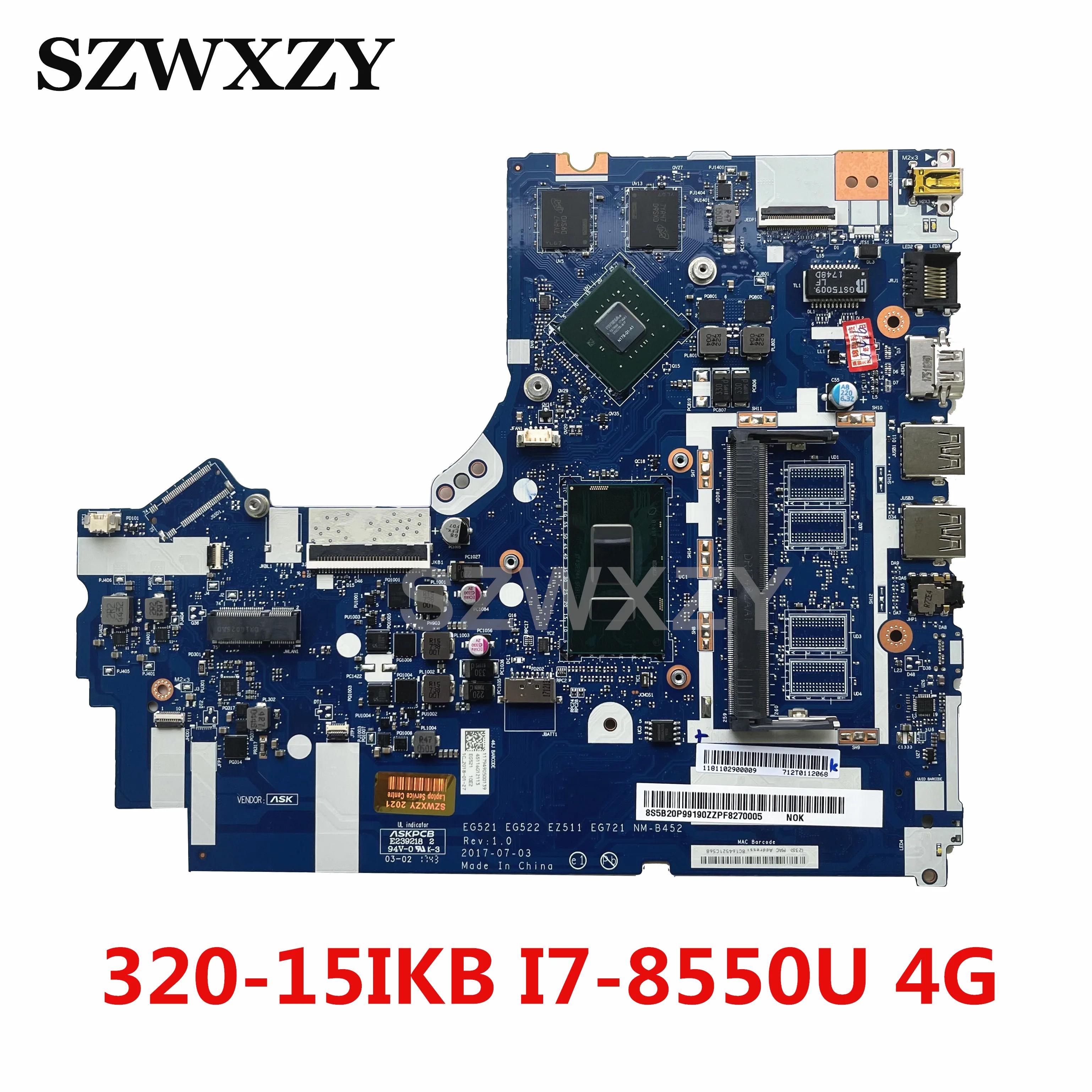  Ideapad Ʈ   NM-B452, I7-8550U CPU MX150 4GB GPU , 320-15IKB 320-17IKB, 5B20P99190